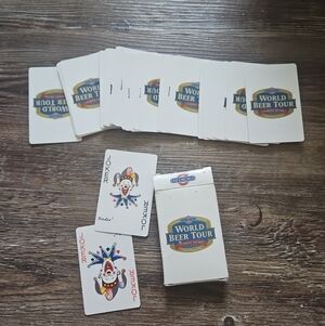 Vintage Old Chicago World Beer Tour Deck of Playing Cards Advertising Breweriana